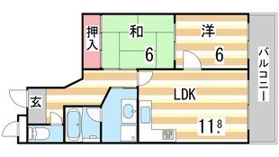 プリオーレ神戸山の手の物件間取画像